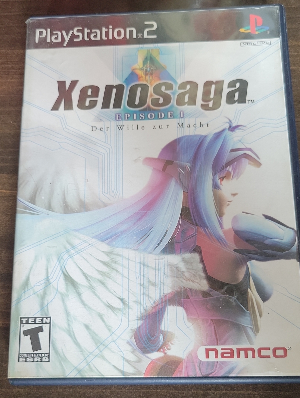 PS2 Xenosaga Episode I - White/Purple Cover (CASE ONLY)
